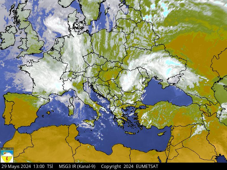 Satellite Picture: INFRAROT / EUROPA