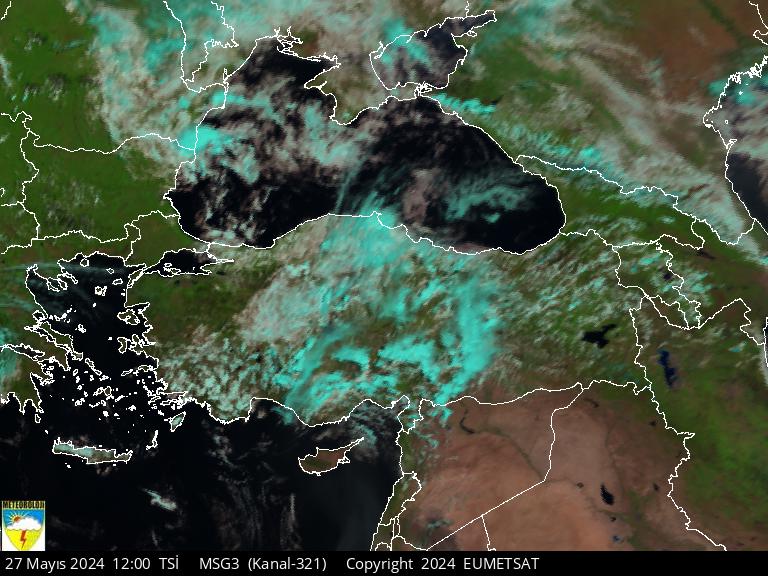 Uydu Fotoğrafı: GÖRÜNÜR - TÜRKİYE