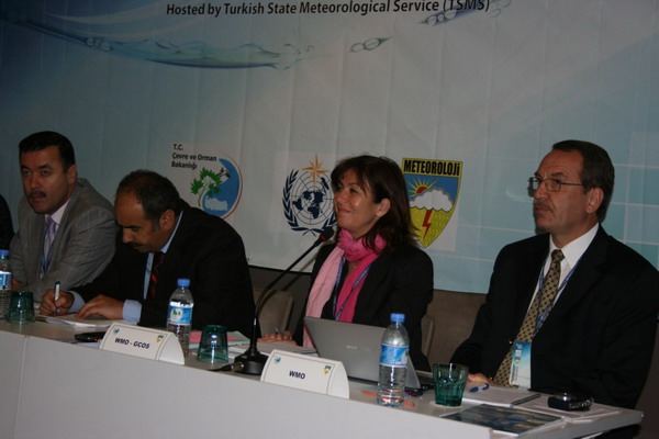 Toplantıya Bölge Ülkeleri Genel Müdürleri ve Uzmanlarla birlikte WMO,ECMWF EUMETSAT üst düzey yöneticileride katıldı
