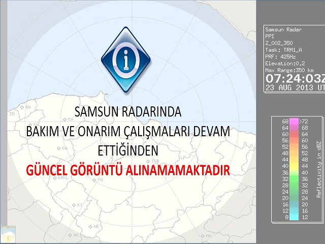 Radar Görüntüsü: Samsun, ARIZA ya da BAKIM - ONARIM
