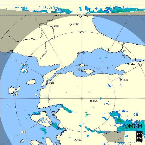 Radar Görüntüsü: Balıkesir, Maks