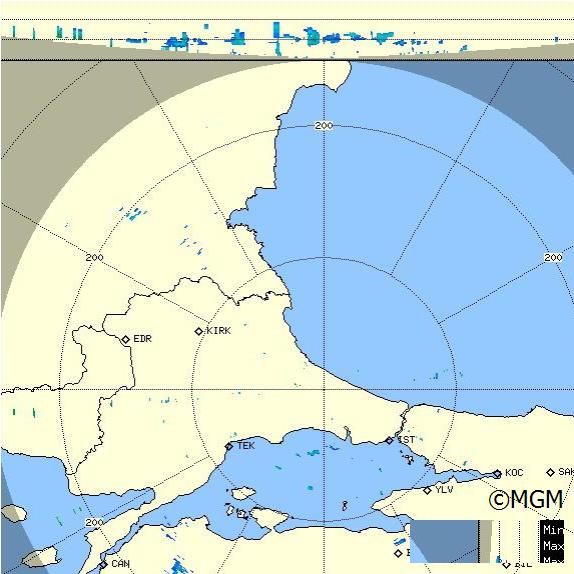 Radar Görüntüsü: İstanbul, Maks