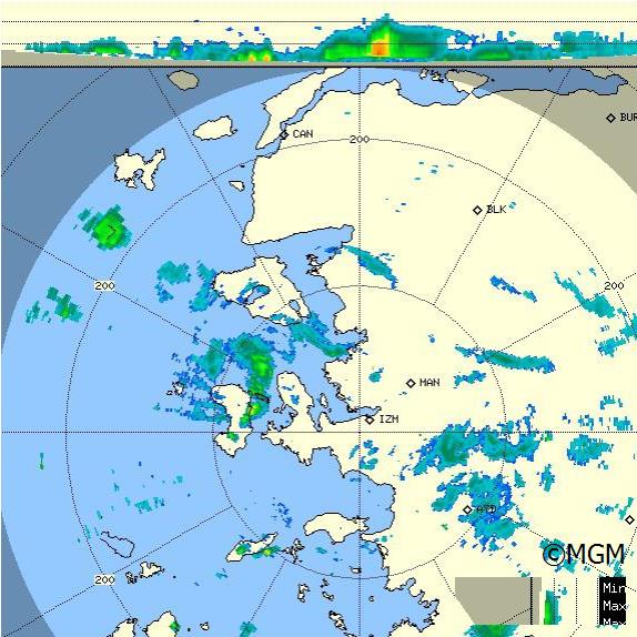 Radar Görüntüsü: İzmir, Maks