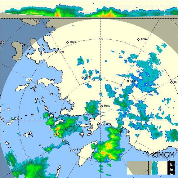Radar Görüntüsü: Muğla, Maks