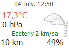 The Latest Weather: ERZINCAN