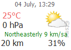 The Latest Weather: TUNCELI